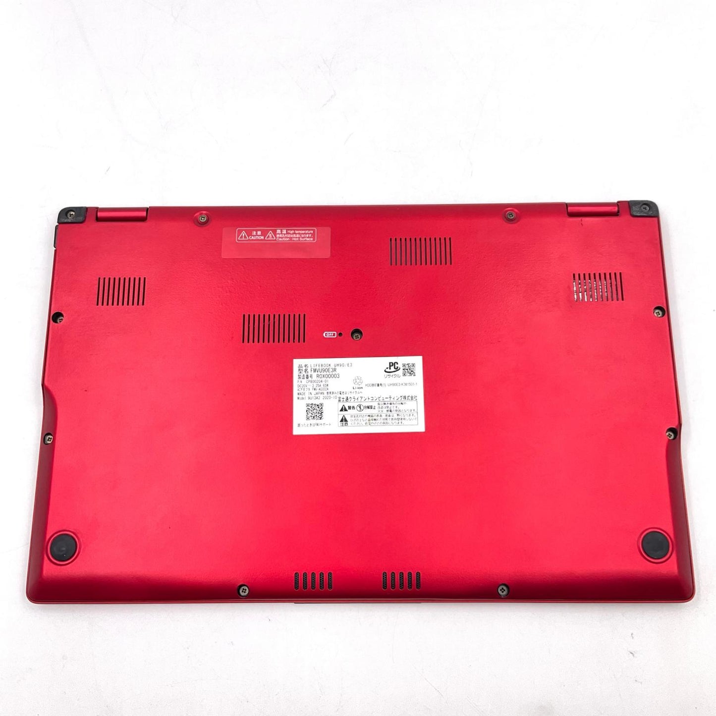 【全額返金保証】【最速発送】FUJITSU LIFEBOOK FMVU90E3R i7-1165G7 8GB M.2 SSD 512GB 84% 動作確認済