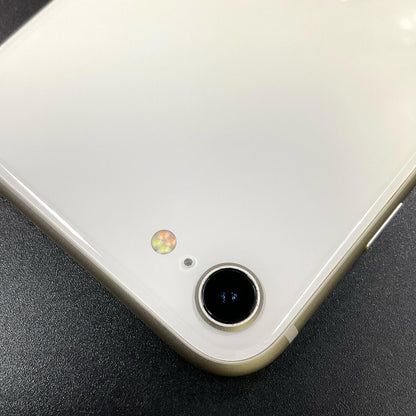 【全額返金保証】【最速発送】Apple iPhone iPhone SE（第3世代） 64GB スターライト Softbank 白ロム 美品 動作確認済 88%