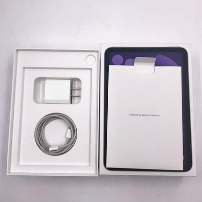 【全額返金保証】【最速発送】Apple iPad mini 8.3インチ 第6世代 256GB パープル Wi-Fi 美品 動作確認済