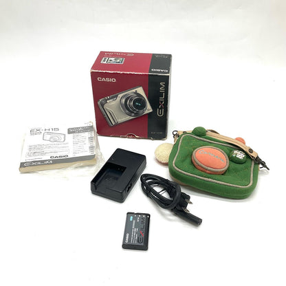 【全額返金保証】【最速発送】CASIO コンパクトデジタルカメラ EXILIM Hi-ZOOM EX-H15 動作確認済
