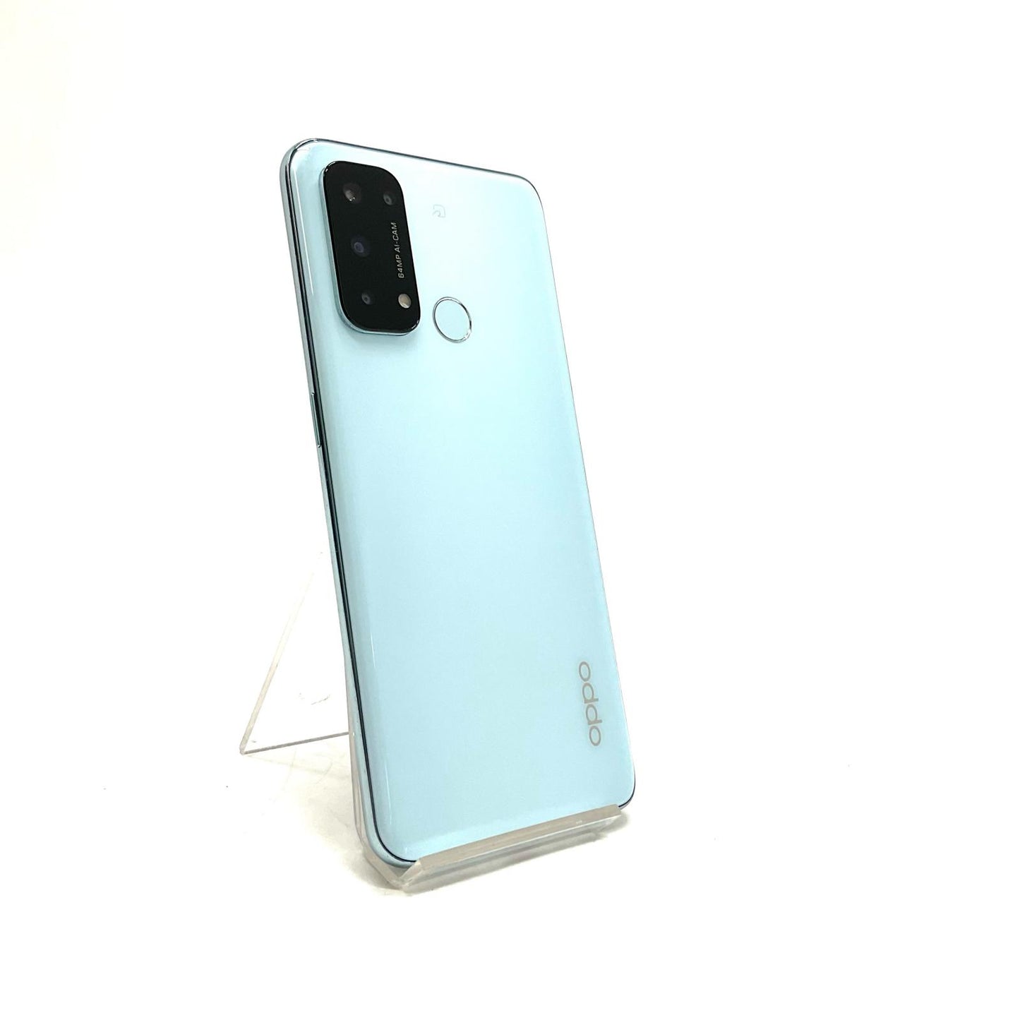 【全額返金保証】【最速発送】OPPO Reno 5A 128GB アイスブルー Softbank A101OP 白ロム 美品 動作確認済