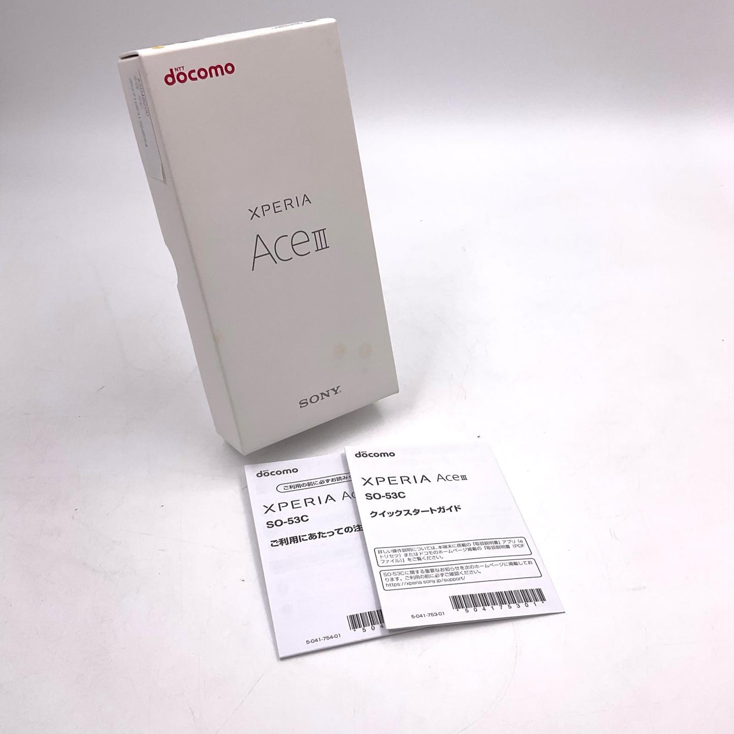 【全額返金保証】【最速発送】Sony Xperia Ace III 64GB グレー docomo SO-53C 白ロム 動作確認済