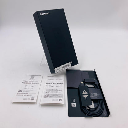 【全額返金保証】【最速発送】SAMSUNG Galaxy S23 Ultra 512GB ファントムブラック SIMフリー SC-52D 白ロム 超美品 動作確認済