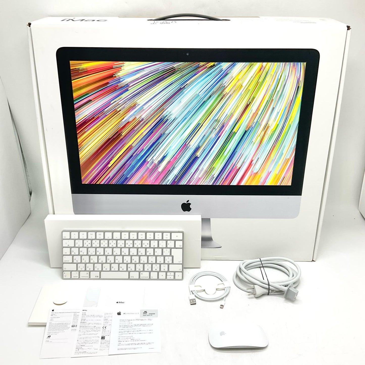 【全額返金保証】【最速発送】Apple iMac 21.5インチ クアッドコア intel core i5 8GB フュージョンドライブ 1TB シルバー 動作確認済