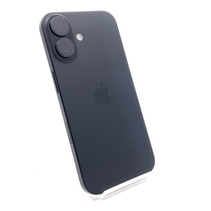 【全額返金保証】【最速発送】Apple iPhone iPhone 16 128GB ブラック mineo SIMフリー 超美品 動作確認済 100%