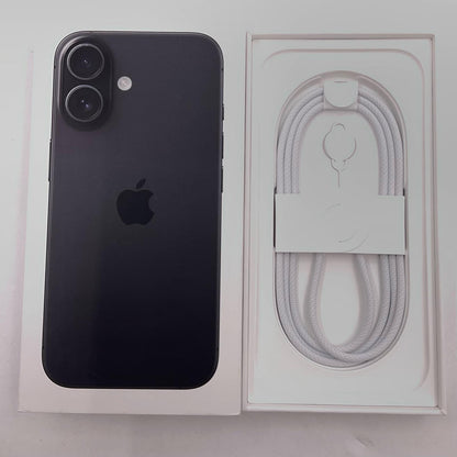 【全額返金保証】【最速発送】Apple iPhone iPhone 16 128GB ブラック mineo SIMフリー 超美品 動作確認済 100%