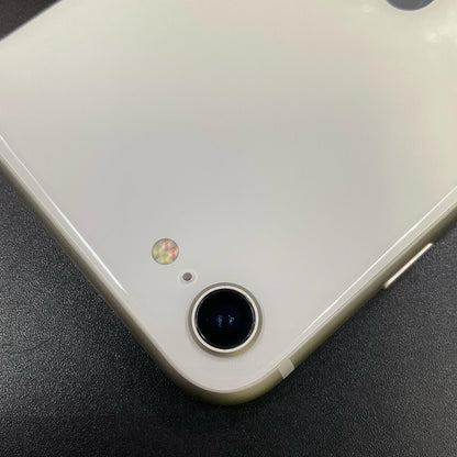 【全額返金保証】【最速発送】Apple iPhone iPhone SE（第3世代） 64GB スターライト Softbank SIMフリー 白ロム 美品 動作確認済 89%