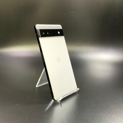 【全額返金保証】【最速発送】Google Pixel 6a 128GB チョーク au GB17L 白ロム 美品 動作確認済
