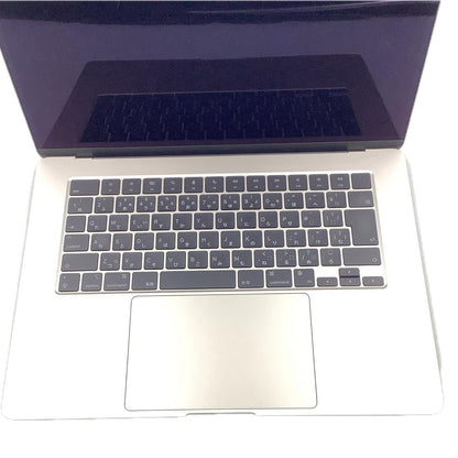 【全額返金保証】【最速発送】Apple MacBook Air 15インチ 2023 M2 8コア 8GB 512GB スターライト 100% 美品 動作確認済