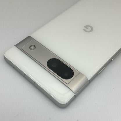 【全額返金保証】【最速発送】Google Pixel 7a 128GB スノー au SIMフリー GB2U8 白ロム 動作確認済