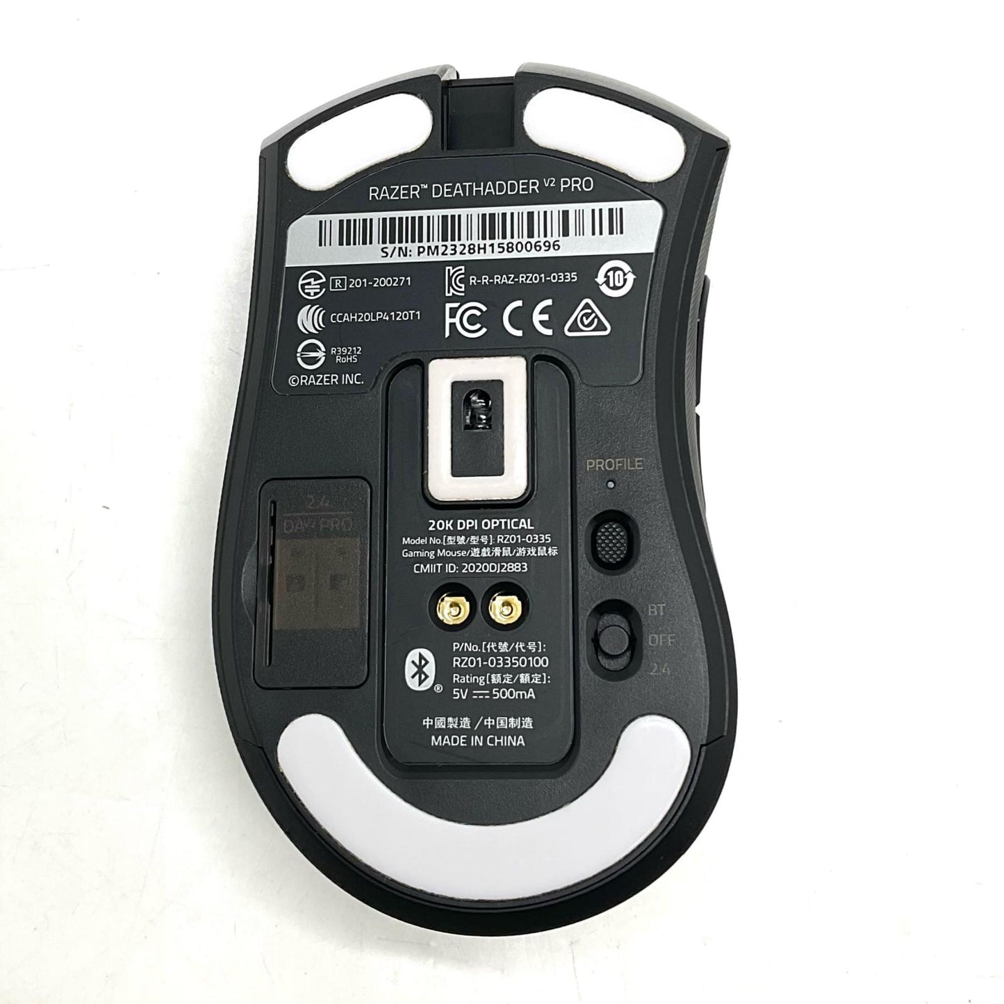 【全額返金保証】【最速発送】Razer DeathAdder V2 Pro 美品 動作確認済