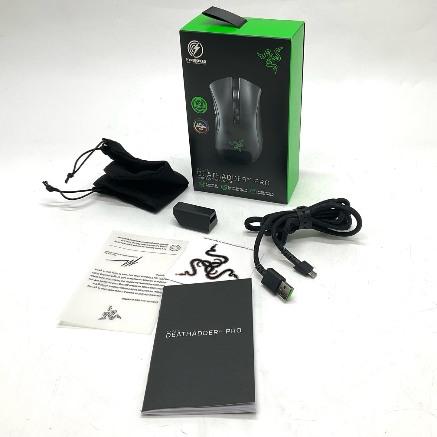 【全額返金保証】【最速発送】Razer DeathAdder V2 Pro 美品 動作確認済