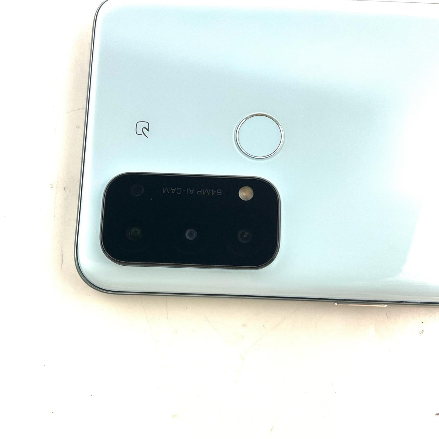 【全額返金保証】【最速発送】OPPO Reno 5 A 128GB アイスブルー SIMフリー CPH2199 白ロム 美品 動作確認済