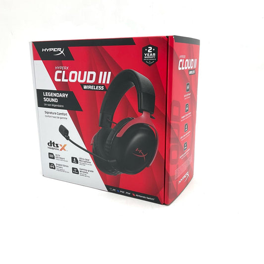 【全額返金保証】【最速発送】HyperX Cloud III ワイヤレスゲーミングヘッドセット 915F7AV 新品未開封 即納OK