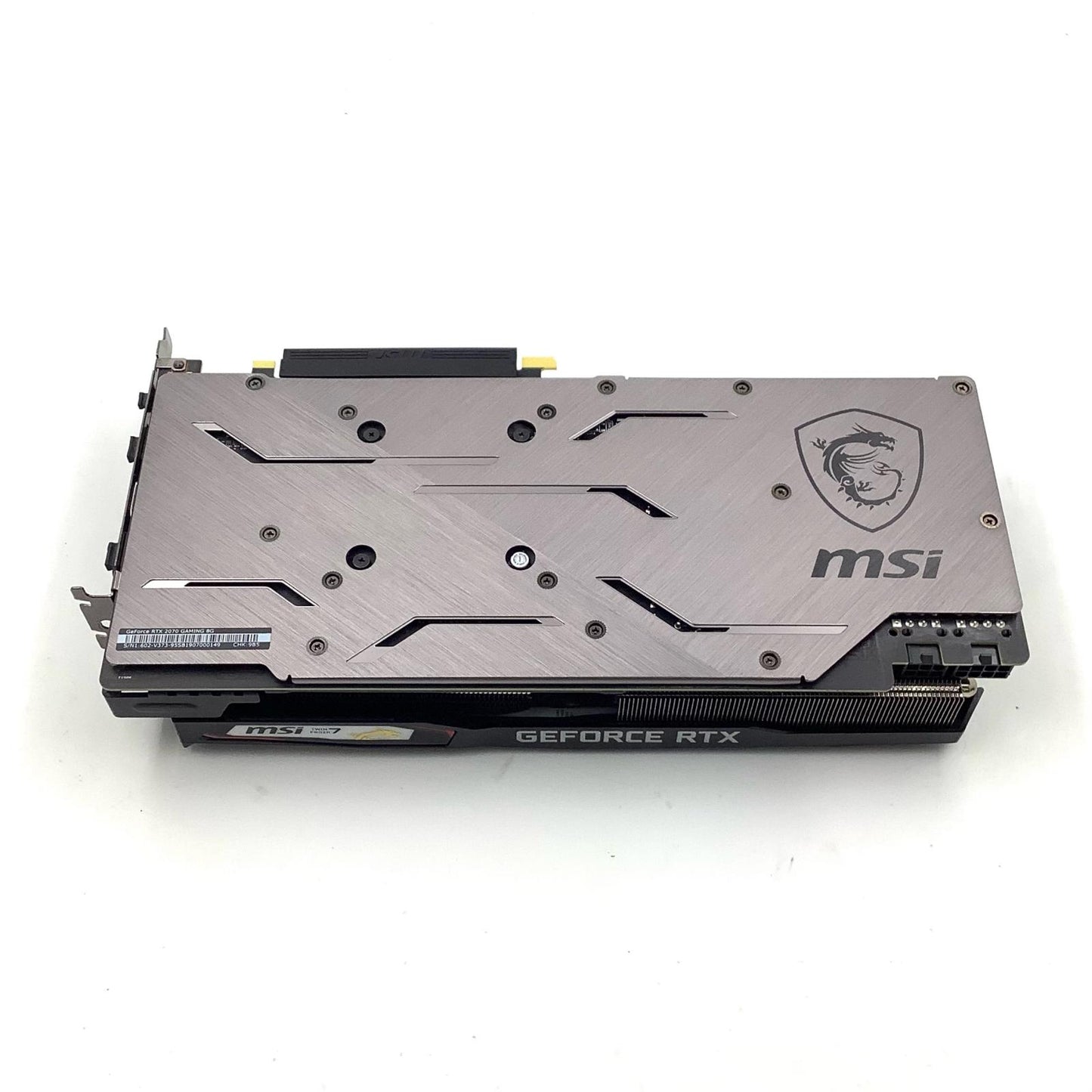 【全額返金保証】【最速発送】MSI グラフィックボード GeForce RTX 2070 8GB 美品 動作確認済