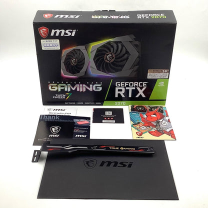 【全額返金保証】【最速発送】MSI グラフィックボード GeForce RTX 2070 8GB 美品 動作確認済
