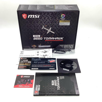 【全額返金保証】【最速発送】MSI マザーボード B550 TOMAHAWK 美品 動作確認済