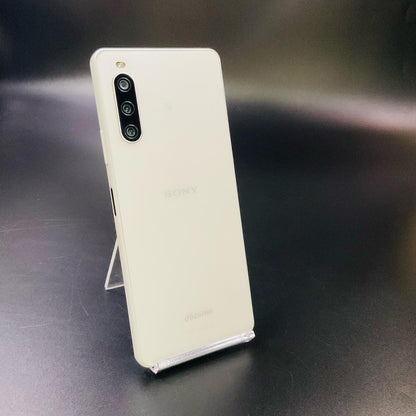【全額返金保証】【最速発送】Sony Xperia 10 IV 128GB White docomo SO-52C 白ロム 美品 動作確認済