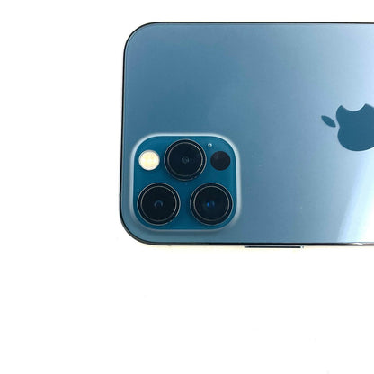 【最速発送】Apple iPhone iPhone 12 Pro 128GB パシフィックブルー docomo 白ロム【難有】 78%