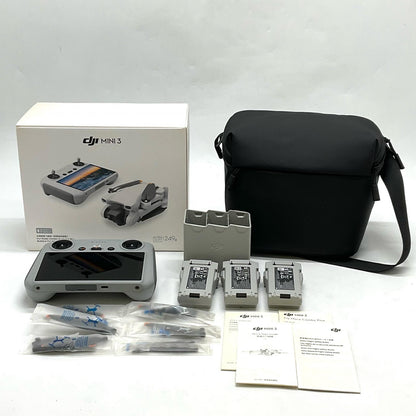 【全額返金保証】【最速発送】DJI Mini 3 Fly Moreコンボ Plus (DJI RC付属) 美品 動作確認済