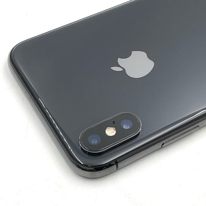【全額返金保証】【最速発送】Apple iPhone iPhone X 64GB スペースグレイ au 白ロム 動作確認済 68%