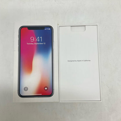 【全額返金保証】【最速発送】Apple iPhone iPhone X 64GB スペースグレイ au 白ロム 動作確認済 70%