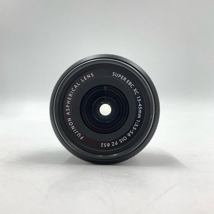 【全額返金保証】【最速発送】FUJIFILM フジノンレンズ XC15-45mmF3.5-5.6 OIS PZ [ブラック] 美品 動作確認済