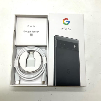 【全額返金保証】【最速発送】Google Pixel 6a 128GB Charcoal SIMフリー GB17L 白ロム 動作確認済