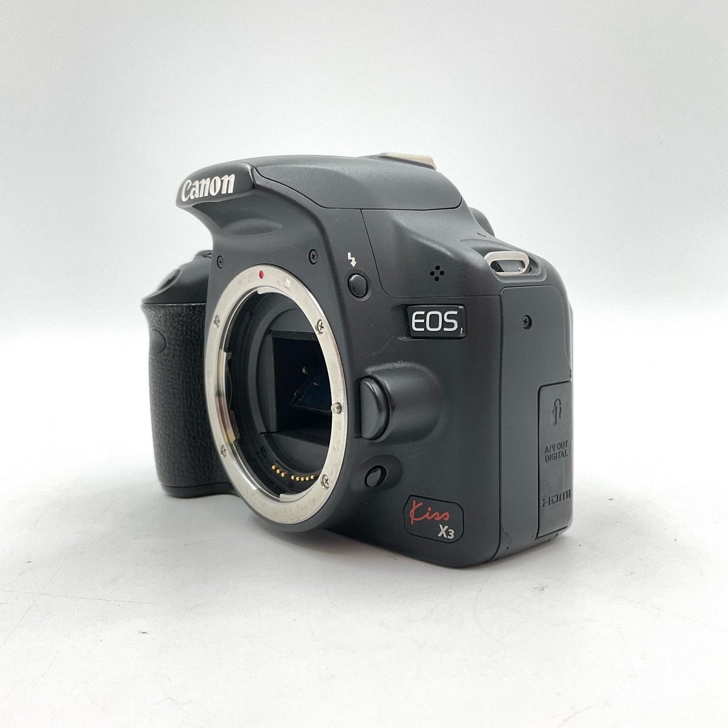 【全額返金保証】【最速発送】Canon デジタル一眼 EOS Kiss X3 ボディ ブラック 動作確認済
