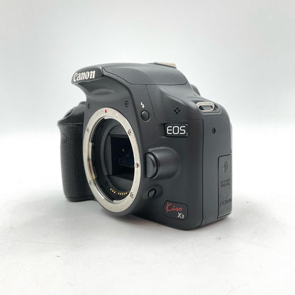 【全額返金保証】【最速発送】Canon デジタル一眼 EOS Kiss X3 ボディ ブラック 動作確認済
