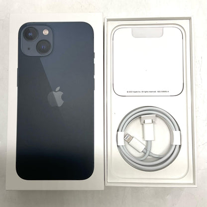 【全額返金保証】【最速発送】Apple iPhone iPhone 13 128GB ミッドナイト docomo 白ロム 動作確認済 77%