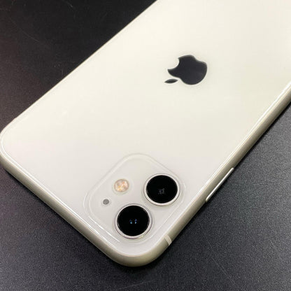 【全額返金保証】【最速発送】Apple iPhone iPhone 11 64GB ホワイト Softbank 白ロム 動作確認済 80%