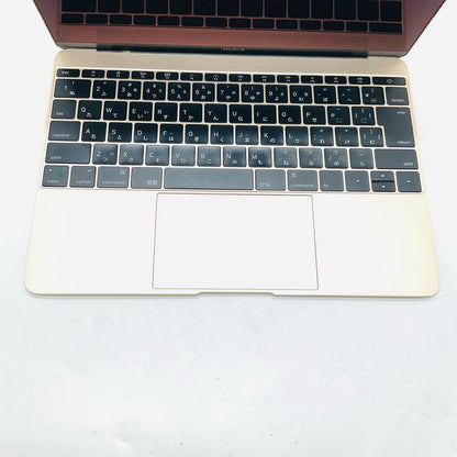【全額返金保証】【最速発送】Apple MacBook 12インチ 2016 1.3GHz デュアルコア Intel Core m3 8GB 256GB ゴールド 動作確認済