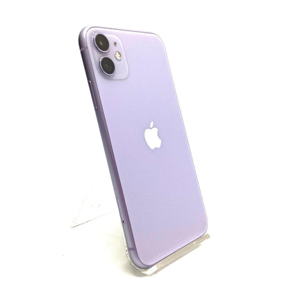 【全額返金保証】【最速発送】Apple iPhone iPhone 11 64GB パープル au 白ロム 美品 動作確認済 87%