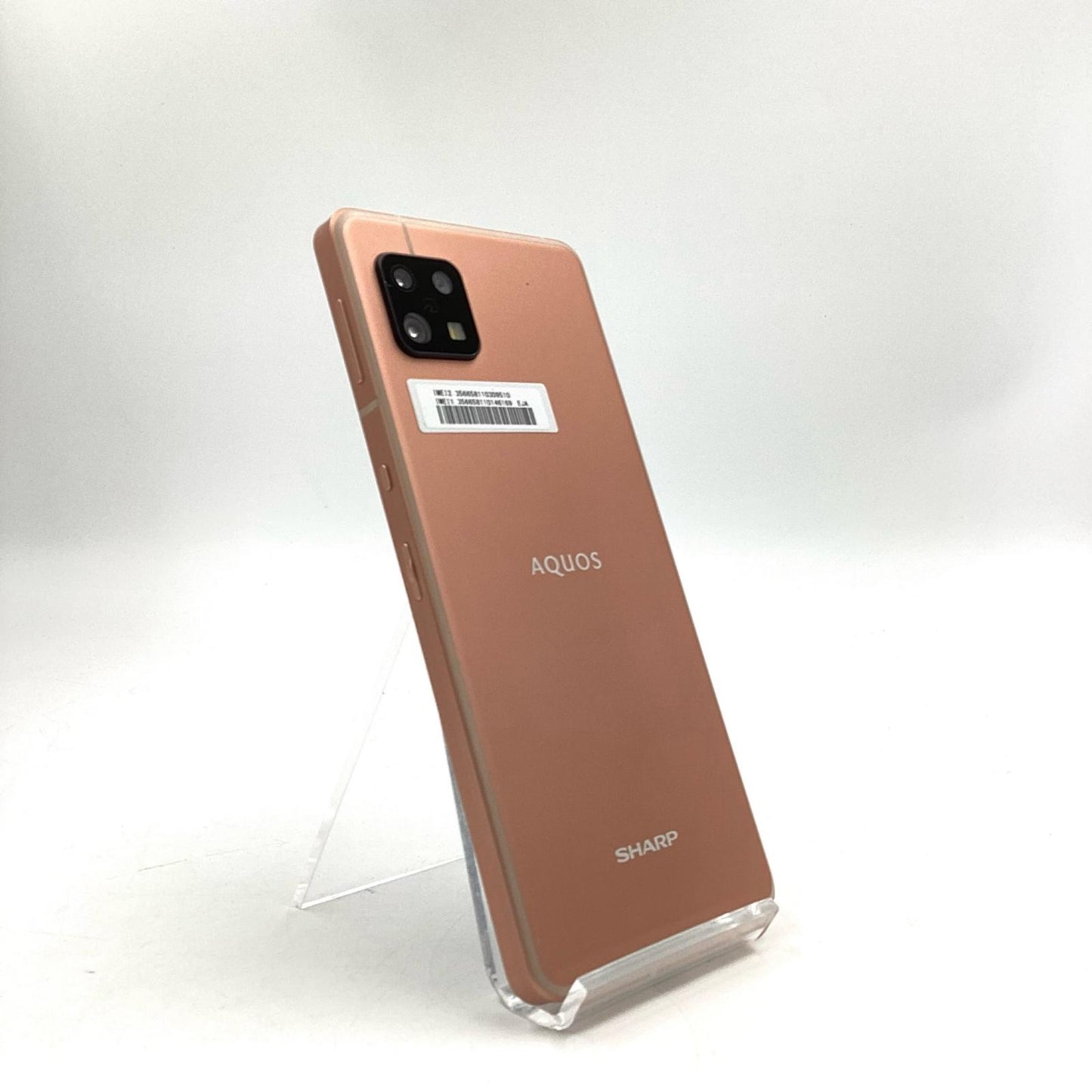 【全額返金保証】【最速発送】SHARP AQUOS sense6 64GB ライトカッパー 楽天モバイル SH-RM19 白ロム 美品 動作確認済