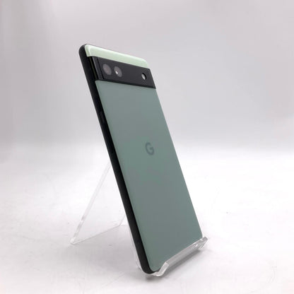 【全額返金保証】【最速発送】Google Pixel 6a 128GB Sage au SIMフリー GB17L 白ロム 美品 動作確認済