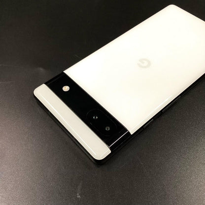 【全額返金保証】【最速発送】Google Pixel 6a 128GB チョーク au GB17L 白ロム 美品 動作確認済