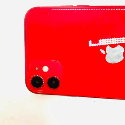 【全額返金保証】【最速発送】Apple iPhone iPhone 11 128GB (PRODUCT)RED Softbank SIMフリー 白ロム 動作確認済