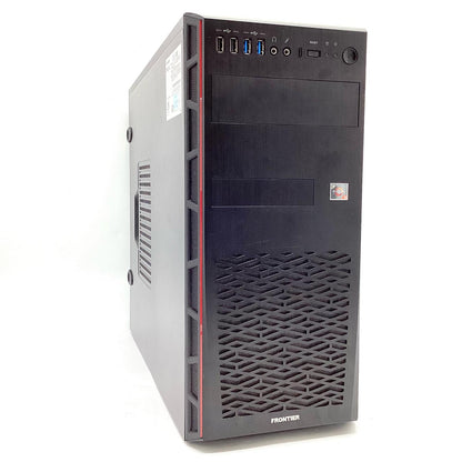 【全額返金保証】【最速発送】フロンティア ゲーミングデスクトップPC FRGAB450 AMD Ryzen 9 3900 32GB M.2 SSD 1TB HDD 1TB NVIDIA GeForce RTX 3070 動作確認済