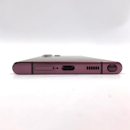 【全額返金保証】【最速発送】SAMSUNG Galaxy S22 Ultra 256GB ピンク docomo SC-52C 白ロム 美品 動作確認済