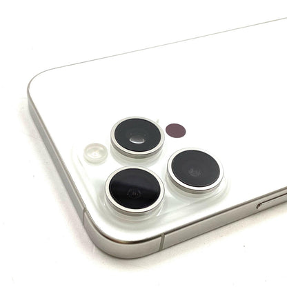 【全額返金保証】【最速発送】Apple iPhone iPhone 15 Pro Max 256GB ホワイトチタニウム SIMフリー 白ロム 美品 動作確認済 87%