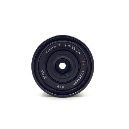 【全額返金保証】【最速発送】Sony Sonnar T* FE 35mm F2.8 ZA SEL35F28Z 美品 動作確認済