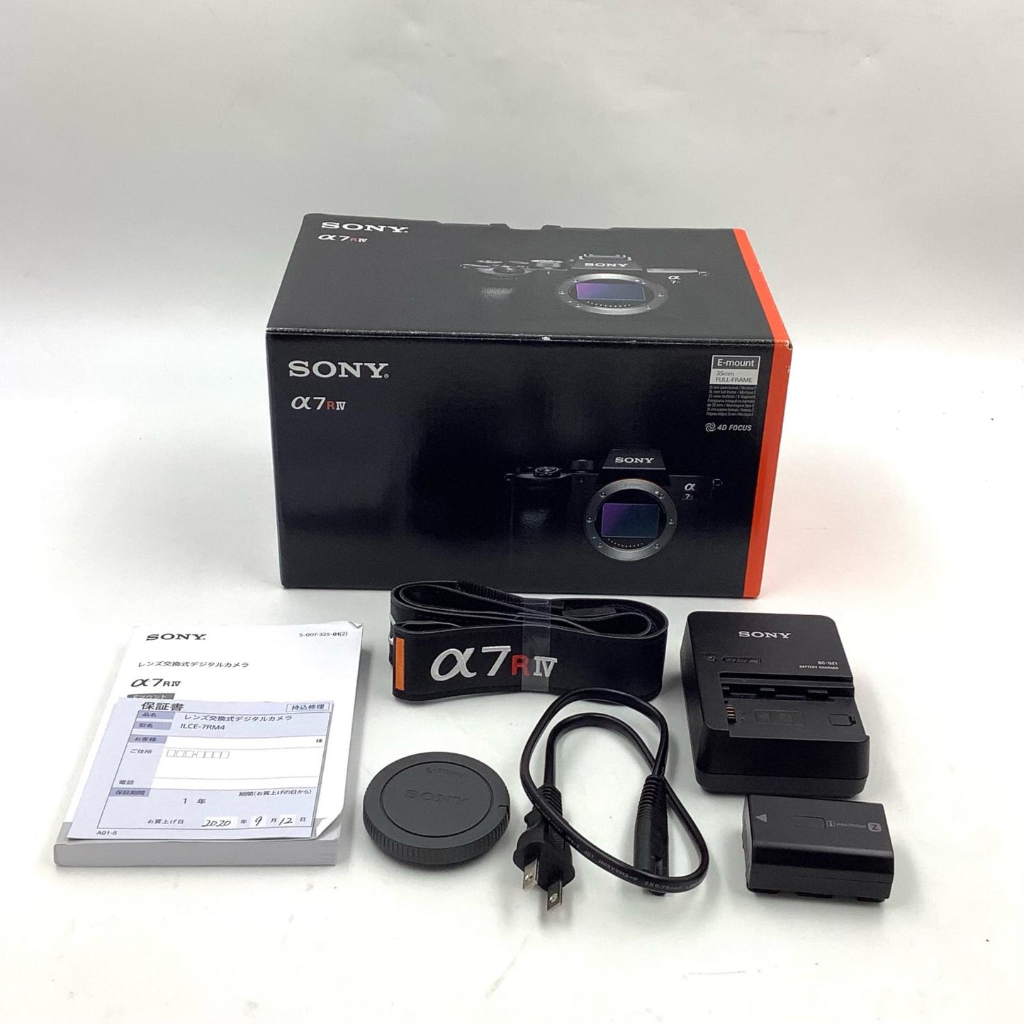 【全額返金保証】【最速発送】Sony デジタル一眼 α7R IV ILCE-7RM4 ボディ ブラック 美品 動作確認済