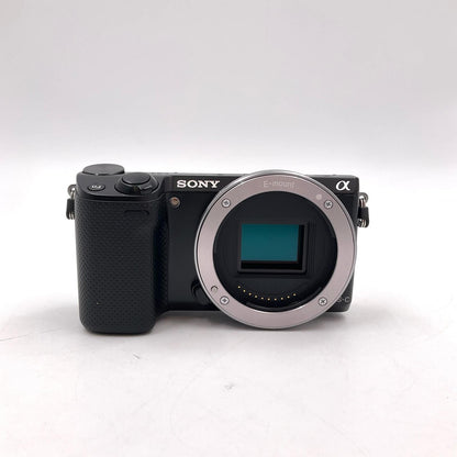 【全額返金保証】【最速発送】Sony デジタル一眼 α NEX-5R ボディ ブラック 美品 動作確認済