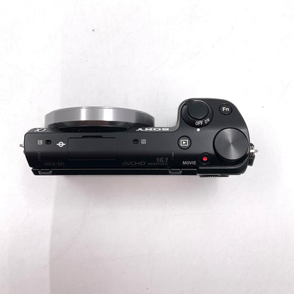 【全額返金保証】【最速発送】Sony デジタル一眼 α NEX-5R ボディ ブラック 美品 動作確認済