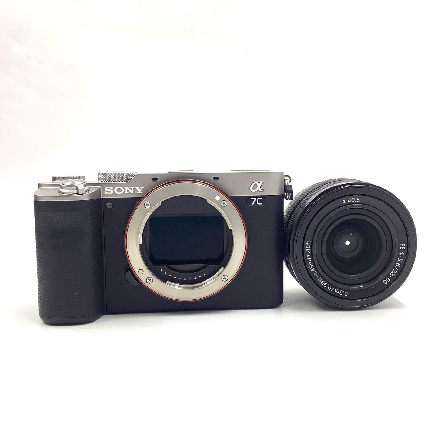 【全額返金保証】【最速発送】Sony デジタル一眼 α7C ILCE-7CL ズームレンズキット [シルバー] 美品 動作確認済