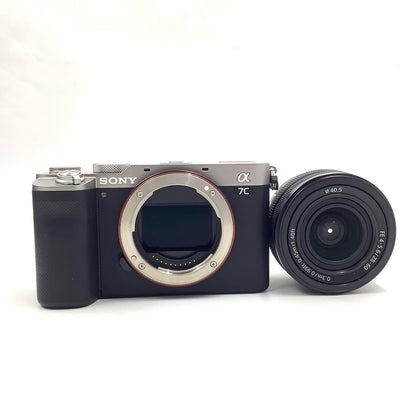 【全額返金保証】【最速発送】Sony デジタル一眼 α7C ILCE-7CL ズームレンズキット [シルバー] 美品 動作確認済