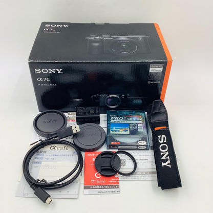 【全額返金保証】【最速発送】Sony デジタル一眼 α7C ILCE-7CL ズームレンズキット [シルバー] 美品 動作確認済