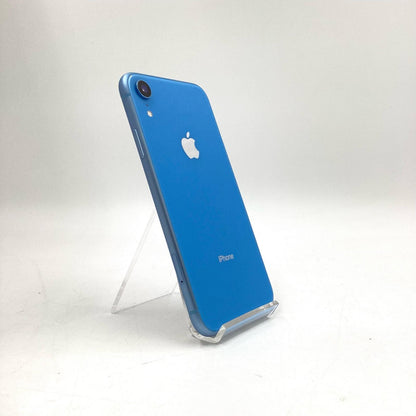 【全額返金保証】【最速発送】Apple iPhone iPhone XR 128GB ブルー au SIMフリー 白ロム 動作確認済 77%
