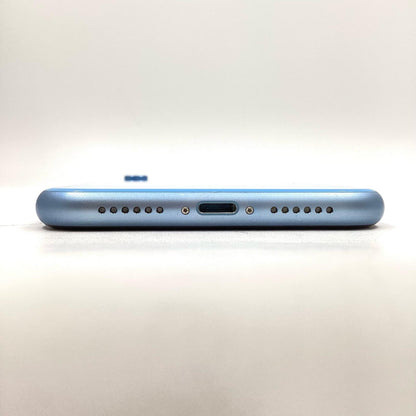 【全額返金保証】【最速発送】Apple iPhone iPhone XR 128GB ブルー au SIMフリー 白ロム 動作確認済 77%